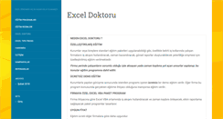 Desktop Screenshot of exceldoktoru.com