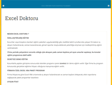 Tablet Screenshot of exceldoktoru.com